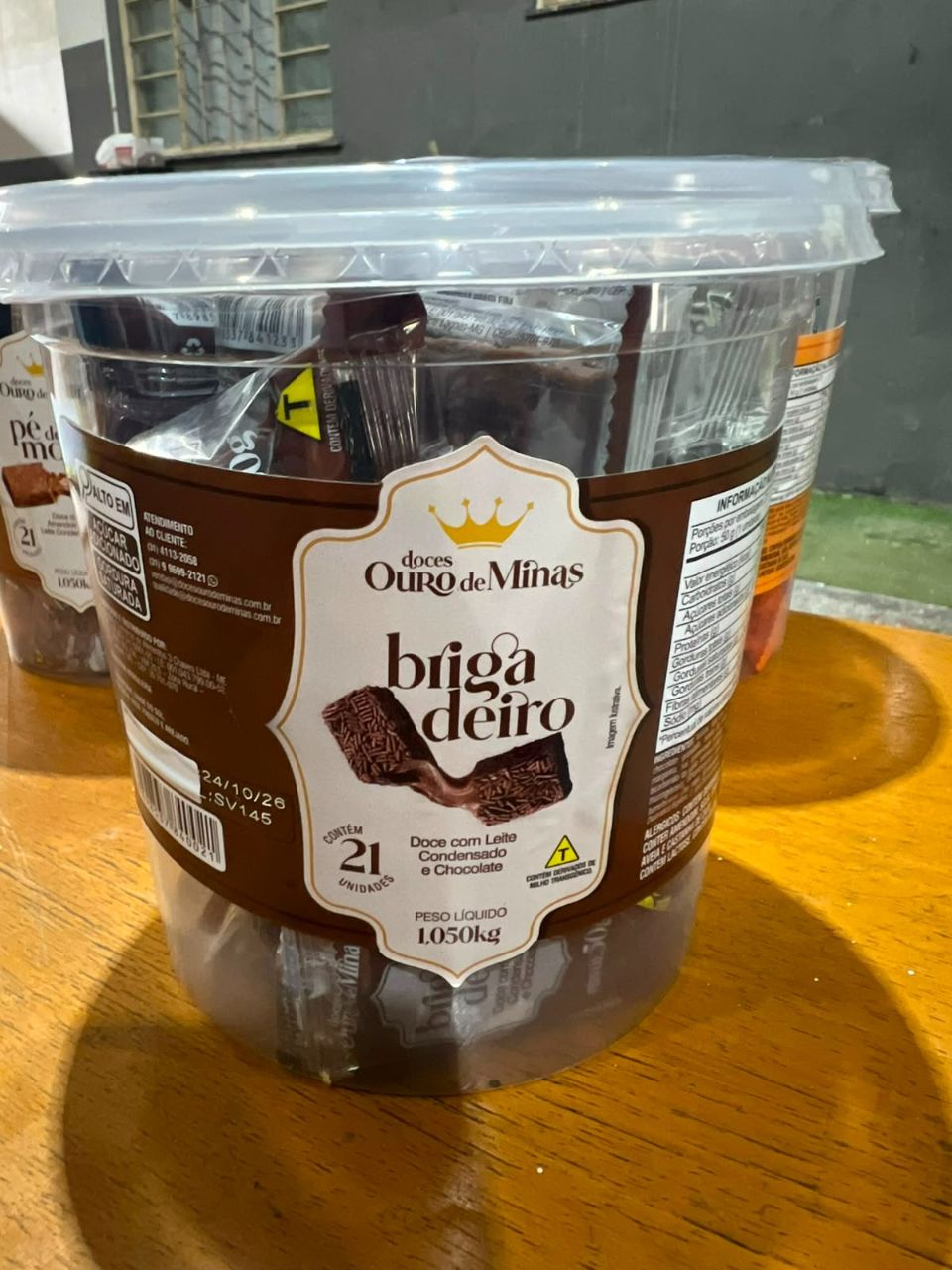 Embalagem oficial Brigadeiro — Ouro de Minas
